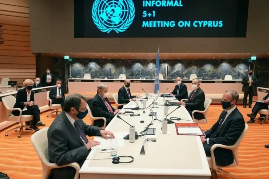 Πενταμερής για Κυπριακό: Απογοήτευση της Λευκωσίας για τη στάση των Τουρκοκυπρίων