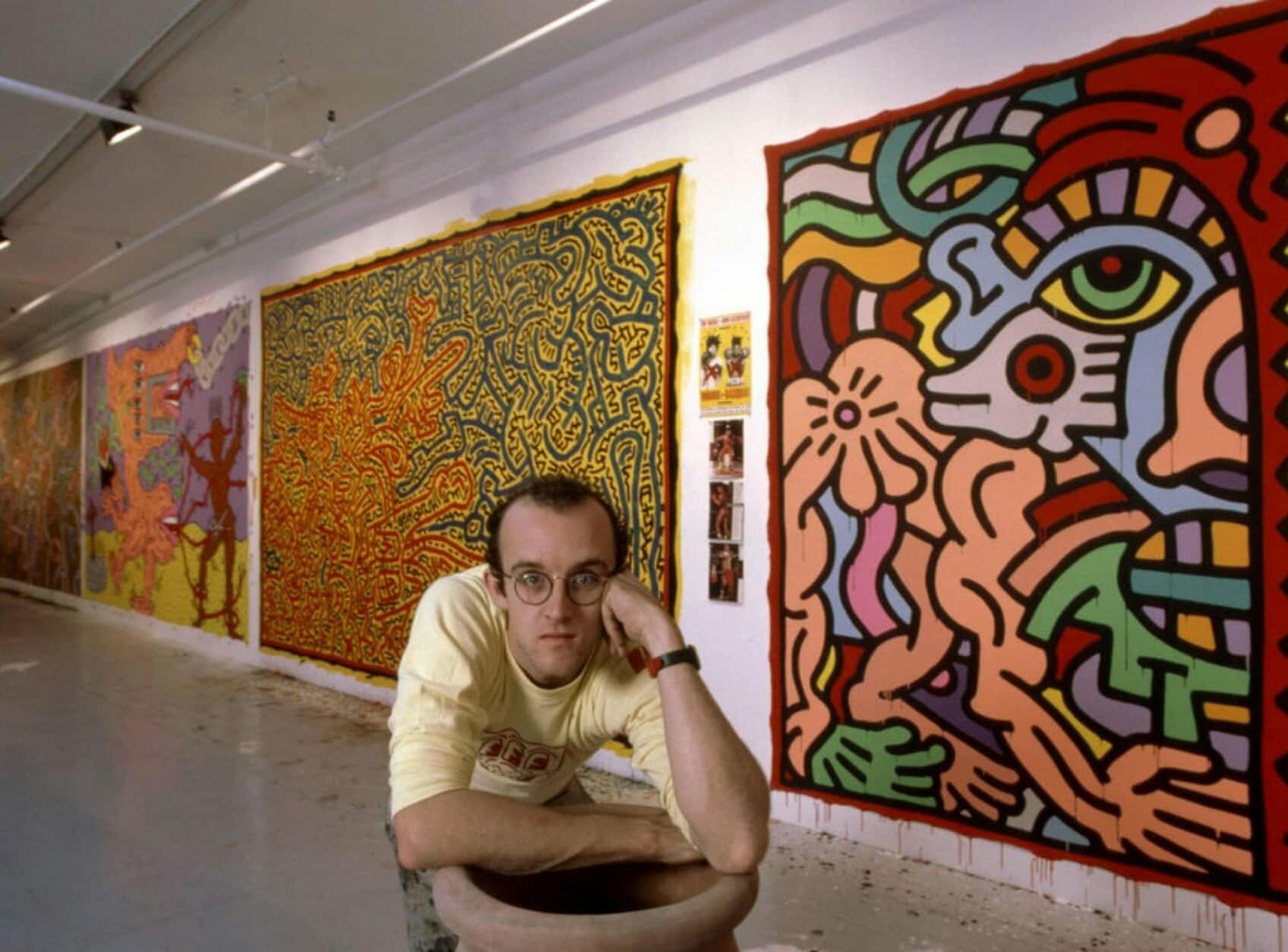6. "Blond Hair Guy" by artist Keith Haring - wide 8