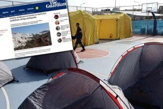 Guardian για Σαντορίνη: Ομάδες διάσωσης στο νησί και φόβοι για τσουνάμι – «Τίποτα δεν μπορεί να αποκλειστεί» - Image