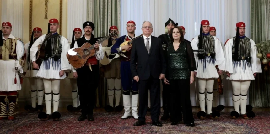 Δήλωση του Προέδρου της Δημοκρατίας Κωνσταντίνου Αν. Τασούλα μετά τα Πρωτοχρονιάτικα κάλαντα