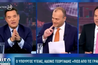 Άδωνις Γεωργιάδης: Έστειλε «καρδούλα» στην γυναίκα που τον υπερασπίστηκε στο «Γεννηματάς»