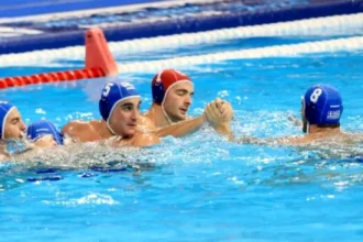 Ιστορικό χάλκινο μετάλλιο για την Εθνική πόλο ανδρών 