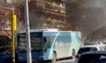 Θεσσαλονίκη: Αστικό λεωφορείο τυλίχθηκε στις φλόγες 