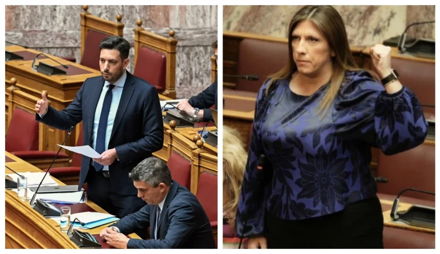 Καβγάς Κυρανάκη και Κωνσταντοπούλου στη Βουλή: «Είστε αυταρχική νάρκισσος» – «Ποιους κοροϊδεύετε;»