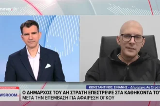 Ο δήμαρχος Αγίου Ευστρατίου πέντε μέρες μετά το χειρουργείο επέστρεψε στα καθήκοντά του : «Και με ενάμισι πόδι οφείλεις να αποτίσεις φόρο τιμής στην 25η Μαρτίου»