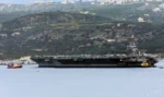 Στη Σούδα το θηριώδες αεροπλανοφόρο «USS Gerald R. Ford» μετά τη φωτιά: 8 ντετέκτιβ ανεβαίνουν στο πλοίο για ανακρίσεις