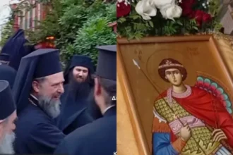 Πνευματική ανάταση στο Μετόχι του Αγίου Γεωργίου: Ο Μητροπολίτης Φιλόθεος και Αγιορείτες μοναχοί σε μια κατανυκτική ολονυκτία