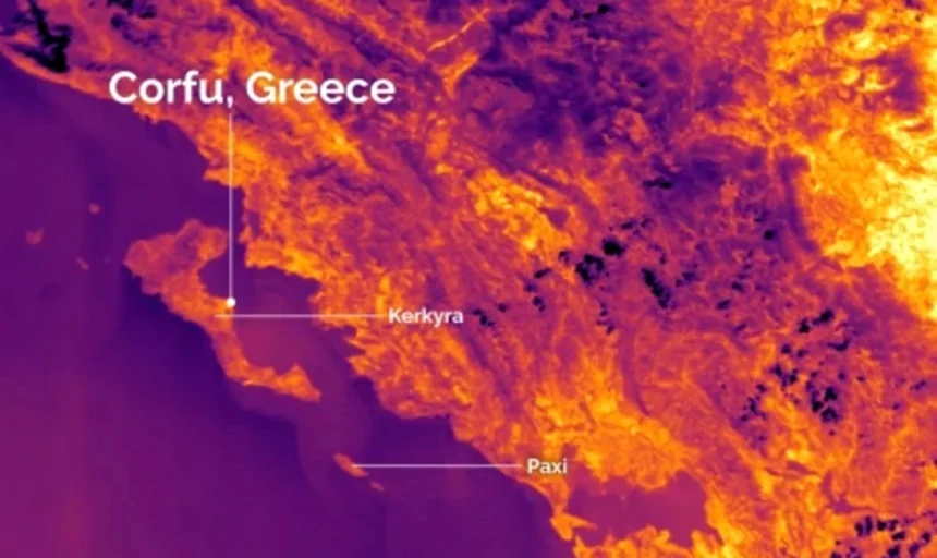 Τα πρώτα «θερμικά μάτια» της Ελλάδας στο διάστημα: Δορυφόροι εντοπίζουν φωτιές σε πραγματικό χρόνο