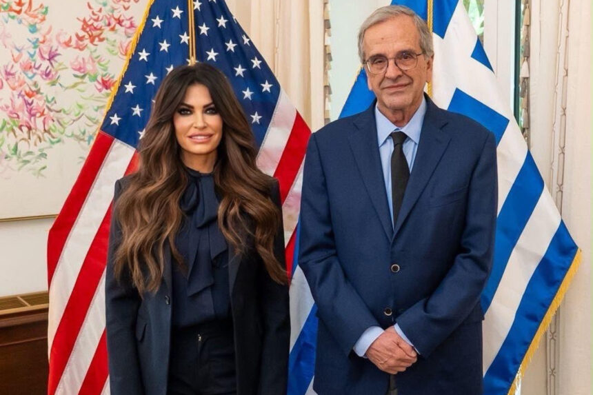 Συνάντηση με τον Αντώνη Σαμαρά πραγματοποίησε η Κίμπερλι Γκίλφοϊλ