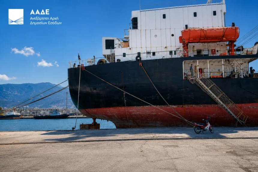 Μπλόκο σε πλοίο στο λιμάνι του Βόλου με 12.300 λίτρα λαθραίων καυσίμων