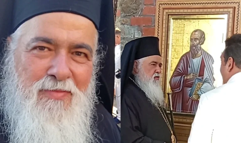 Ο Μητροπολίτης Νεαπόλεως & Σταυρουπόλεως κ.κ. Βαρνάβας αποκλειστικά