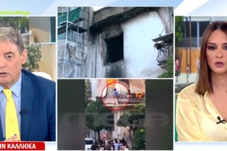 «Πήδα γιαγιά, θα σε πιάσω»: Η συγκλονιστική στιγμή που η ηλικιωμένη βουτάει στο κενό από το φλεγόμενο σπίτι της Καλλιθέας και σώζεται από πολίτες, βίντεο