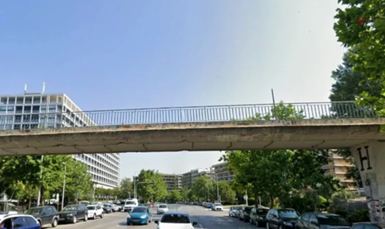 Θεσσαλονίκη: Ασφαλής για τους πολίτες η πεζογέφυρα της Λεωφόρου Μ. Αλεξάνδρου