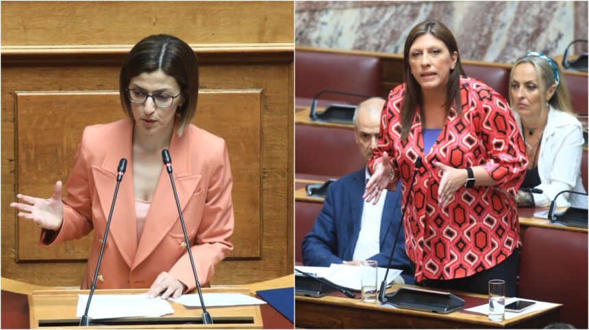 Αγαπηδάκη κατά Κωνσταντοπούλου: Ο τραμπουκισμός δεν έχει θέση στη Βουλή