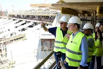 Ο Χατζηδάκης επιθεώρησε τα έργα στον Βοτανικό: «Το γήπεδο του Παναθηναϊκού θα είναι έτοιμο το καλοκαίρι του 2027»
