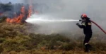 Πυρκαγιά σε χαμηλή βλάστηση στην Τραπεζίτσα Κοζάνης